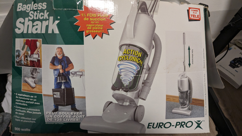 Euro-Pro X Shark Bagless Turbo Stick