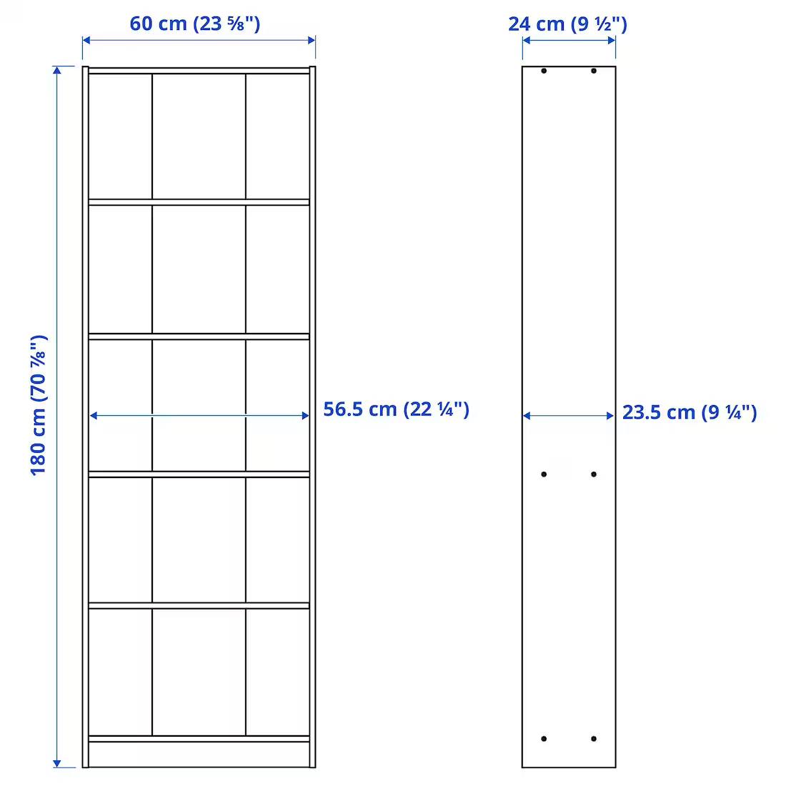 IKEA white bookcase - photo 2