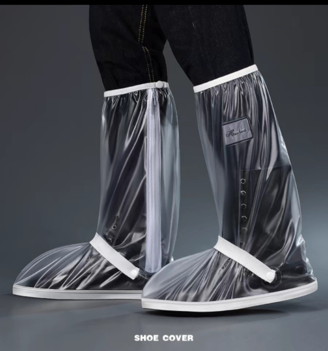 Transparent Unisex Waterproof Shoe Cover For Adult - photo 2