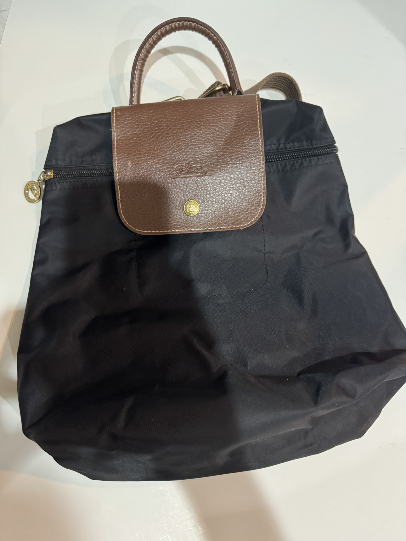 Longchamp nylon backpack