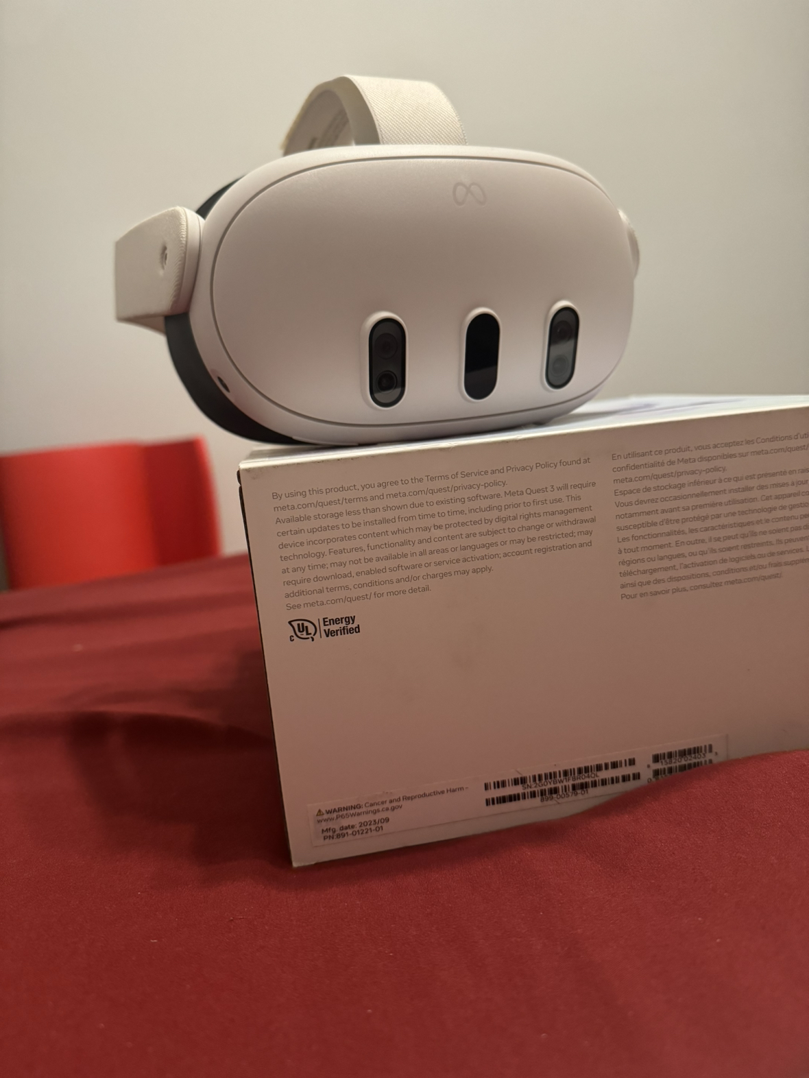 Meta Quest 3 128 GB VR headset