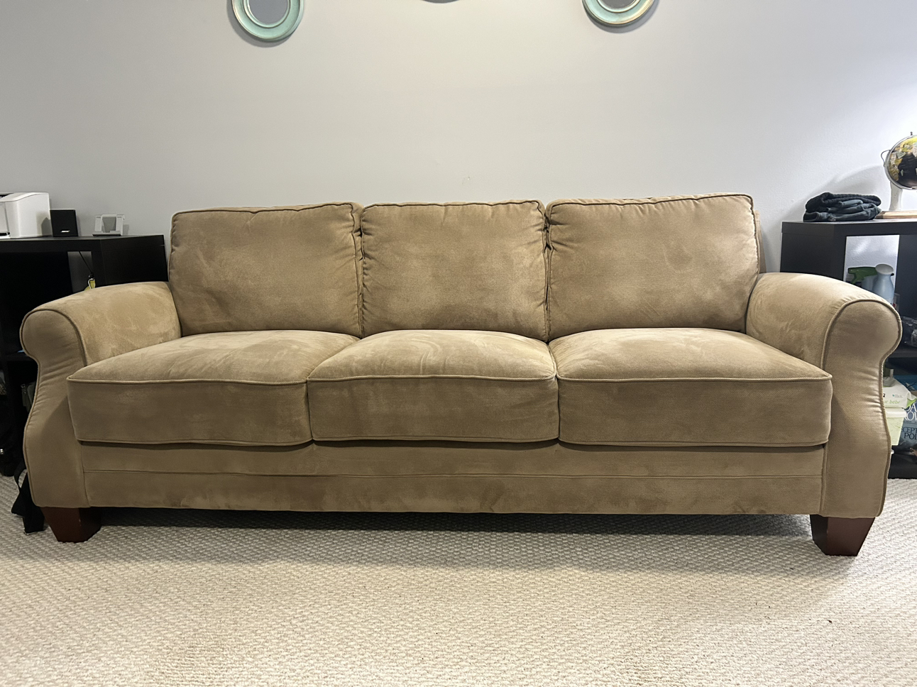 Beautiful Costco 3 seater Fabric Sofa