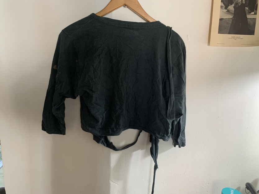 Soft and cosy wraparound ballet sweater image indicator(2)