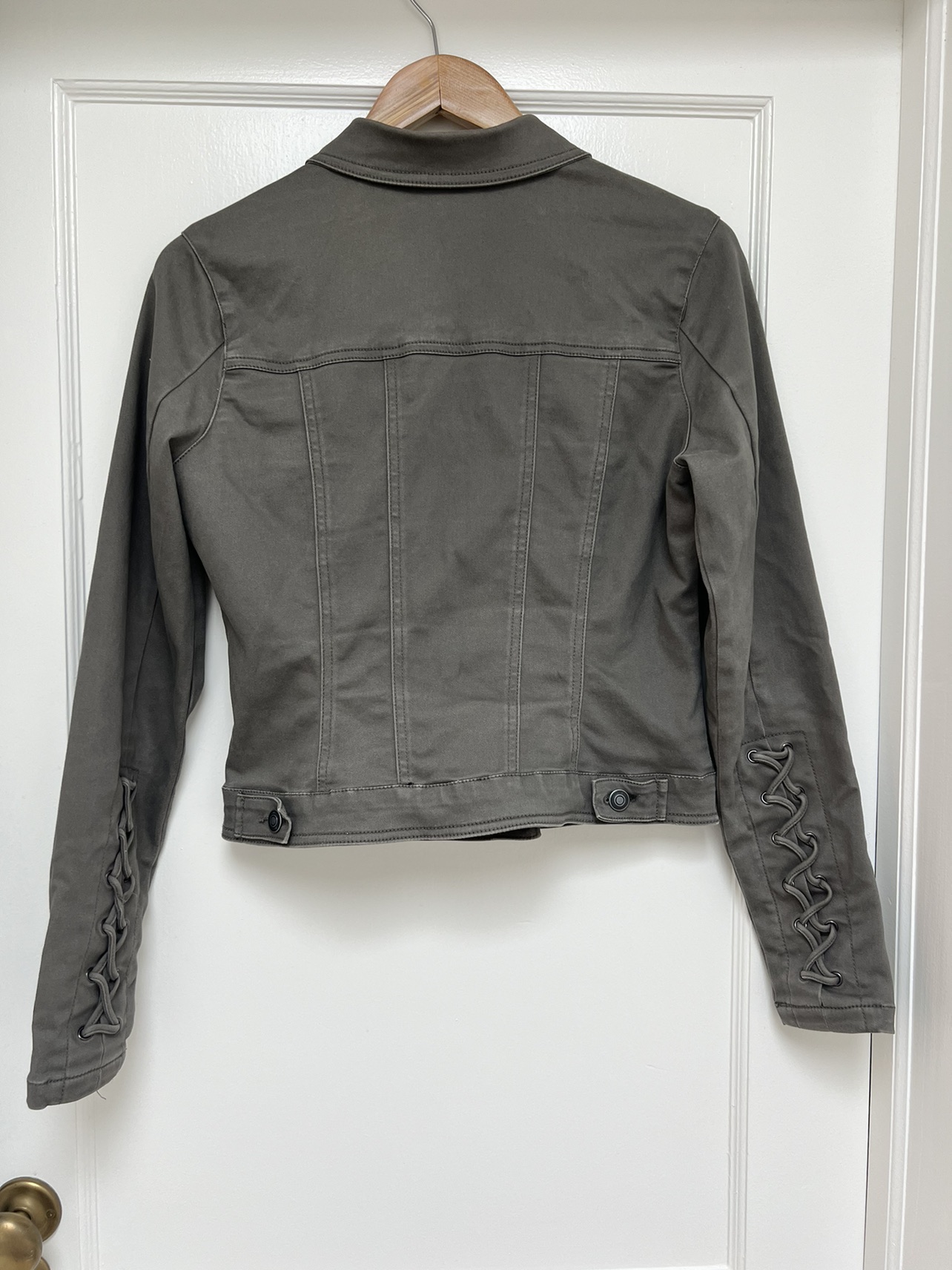 Suko Jeans casual green-grey jacket with buttons - photo 2