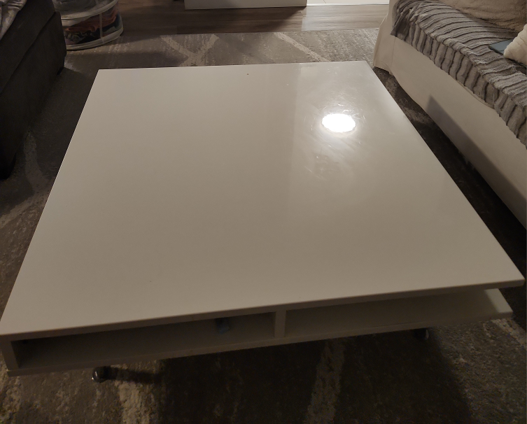 ikea white coffee table