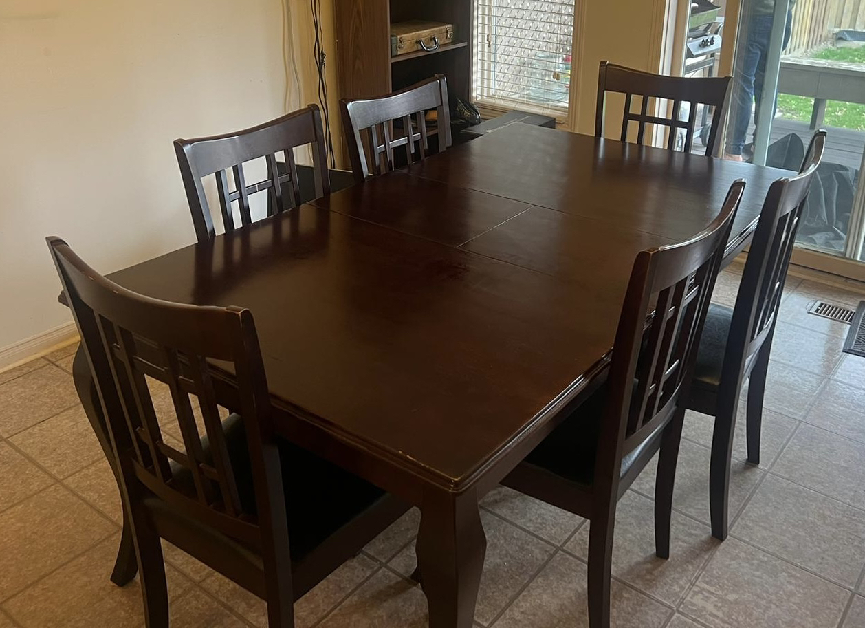 Dining table & 6 chairs - photo 2