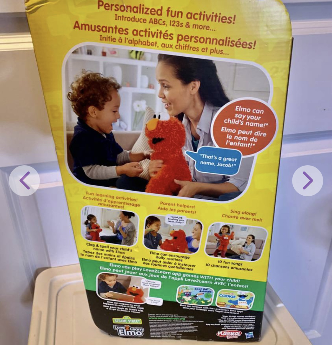 Love 2 Learn Elmo Interactive Talking Bluetooth Toy Playskool image indicator(2)