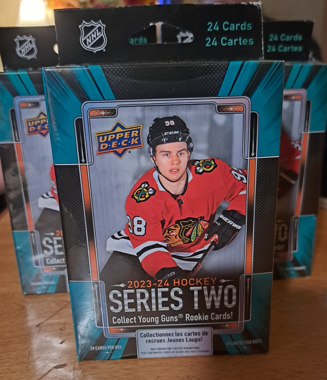 2023-24 Upper Deck Series 2 Hockey Hanger Box/Brand New