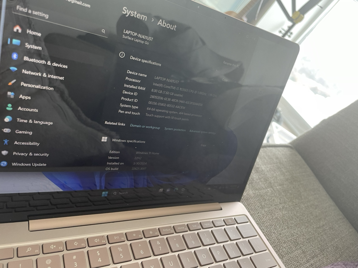 Microsoft Laptop Go 12’4 thumbnail