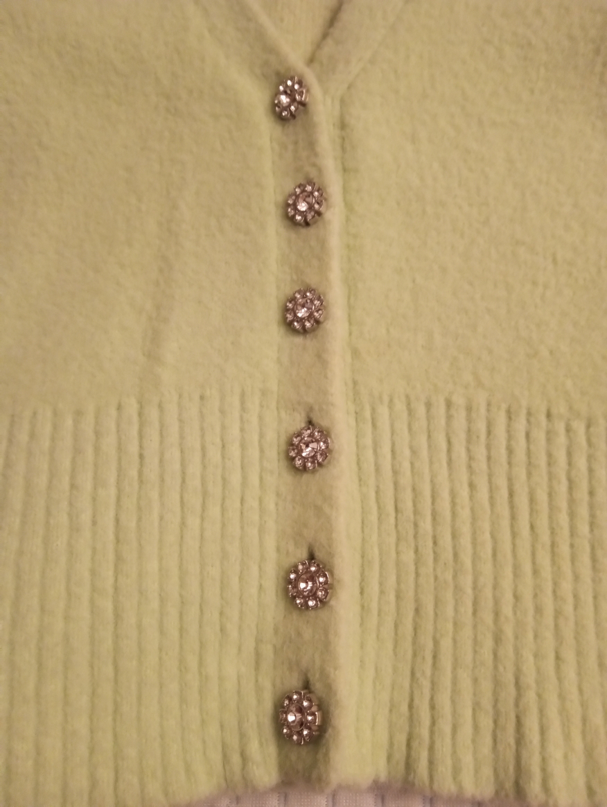 Zara Green Lime soft warm Cardigan - photo 2