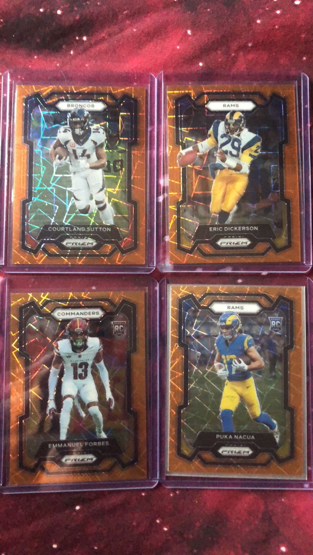 NFL PRISM CARDS