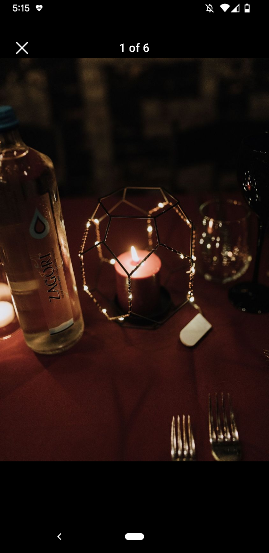 geometric candle holders