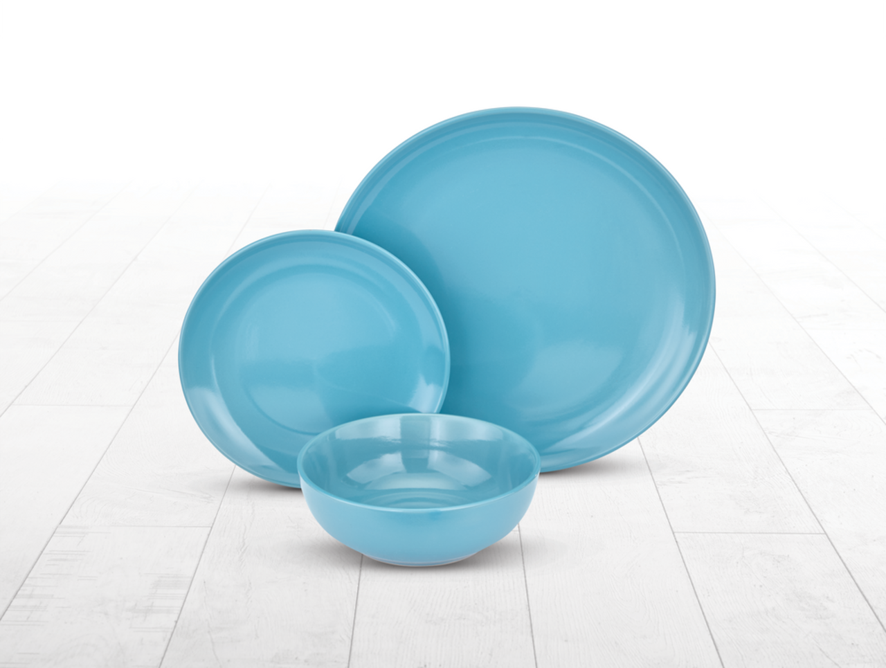 Master Chef 12 Piece Stoneware Dinnerware BRANDNEW image indicator(3)