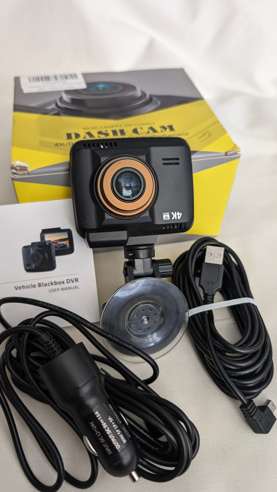 4K car dash camera with WiFi and GPS thumbnail