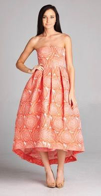 Gorgeous Rubber Ducky Floral Rose Ball Gown image indicator(8)