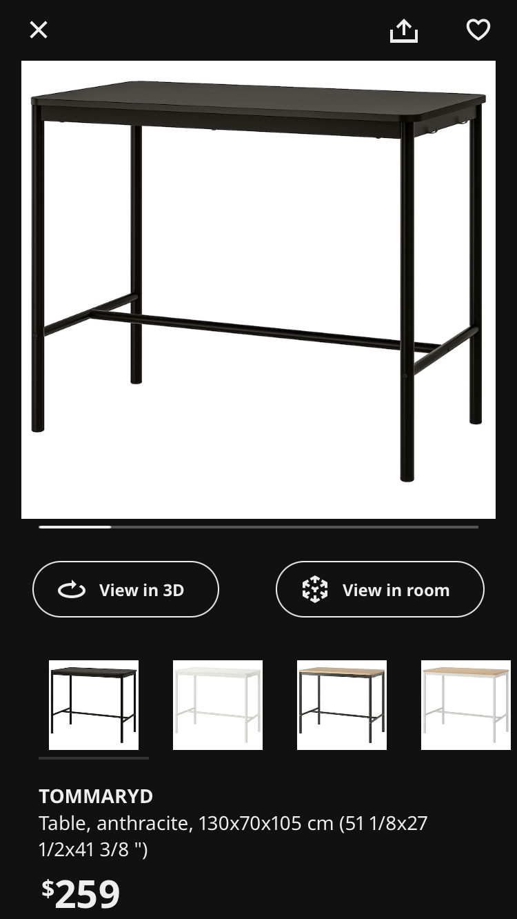 IKEA Tommaryd table (moving sale) - photo 2