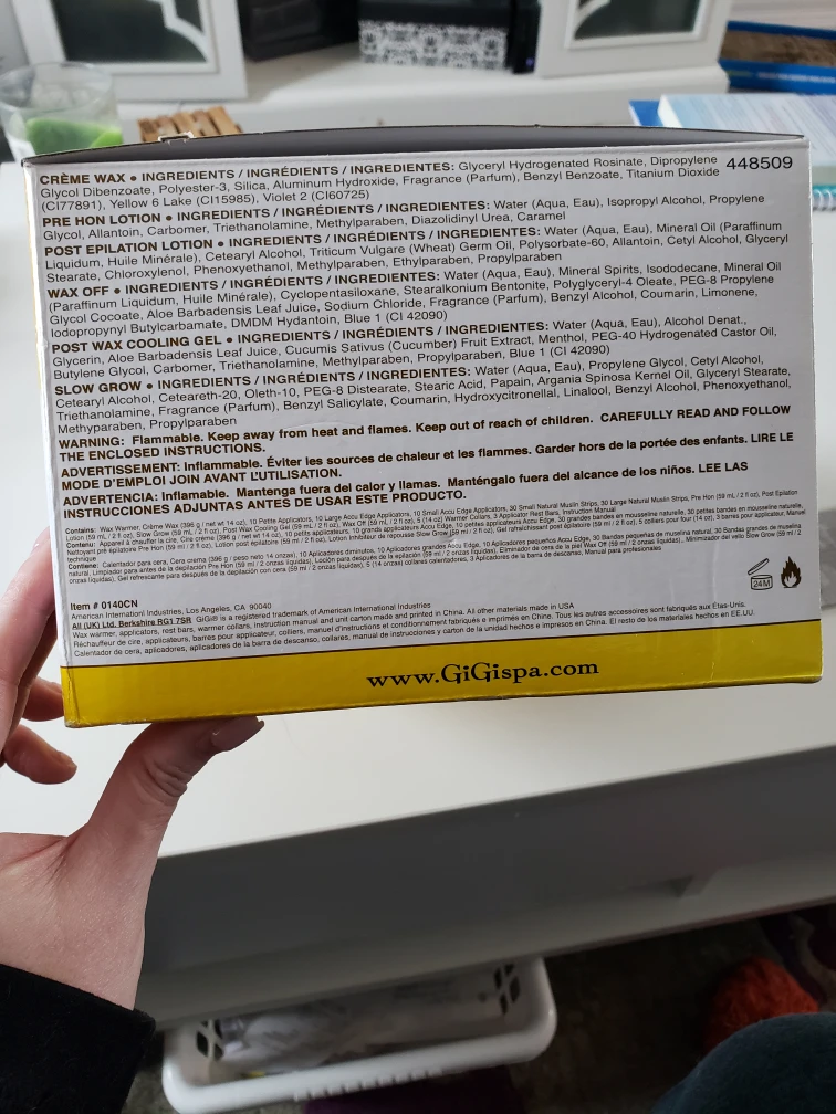 BNIB body waxing kit image indicator(3)