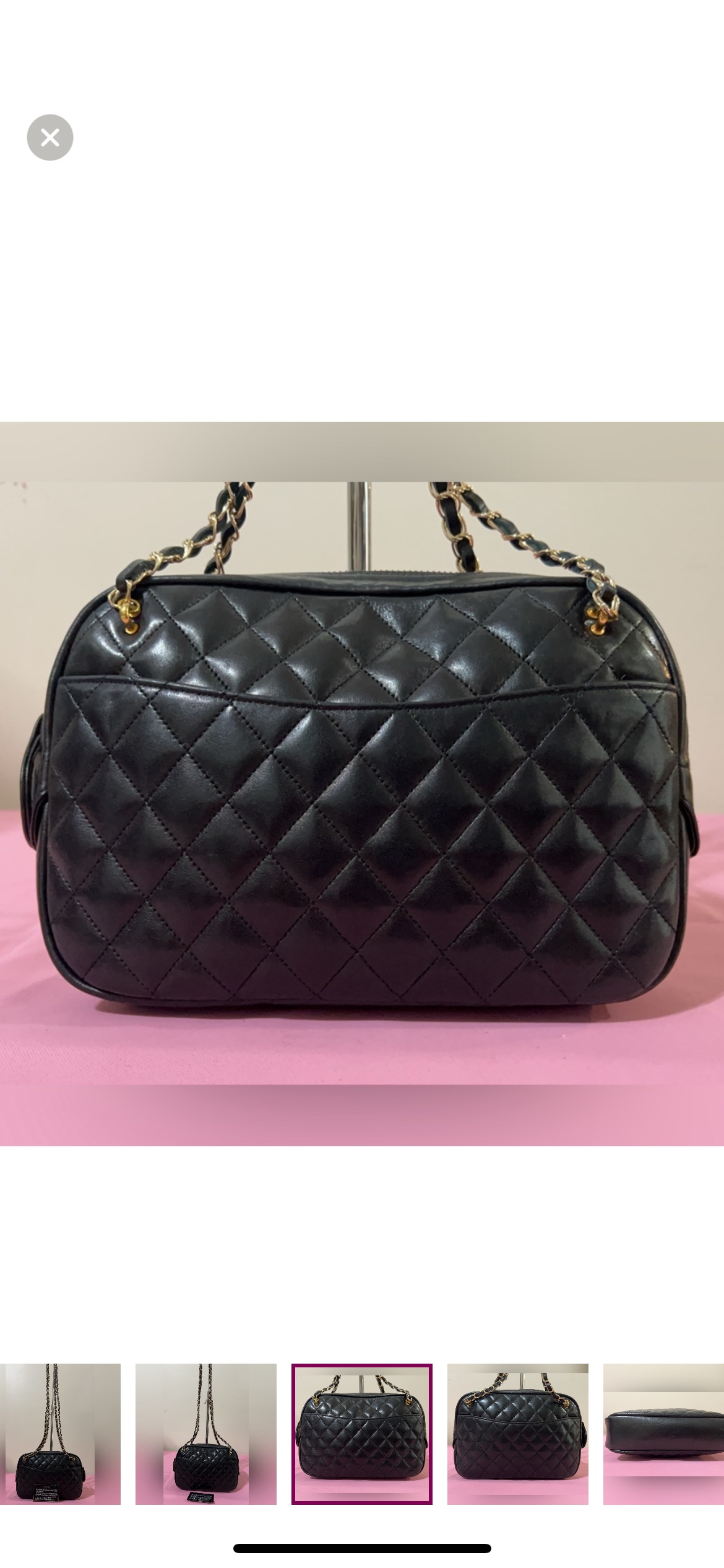 Chanel Vintage Quilted Camera Bag - photo 2