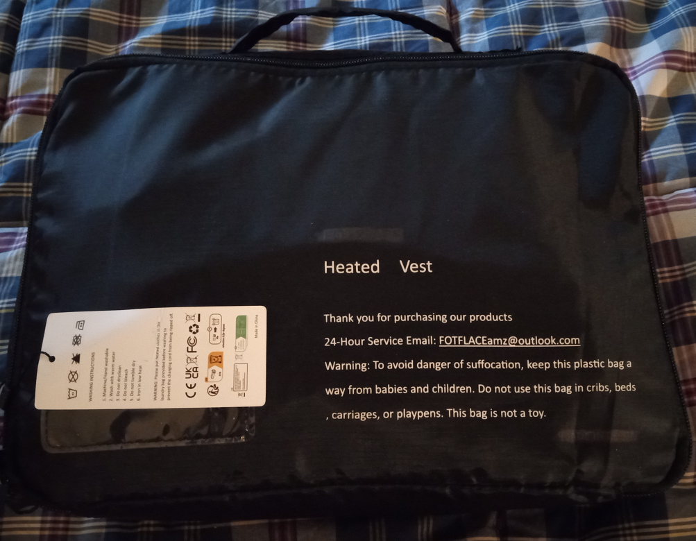 Heated Vest with 10000mAh Battery Pack Rechargeable image indicator(3)