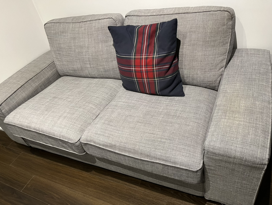 Grey couch (two seater) - photo 3