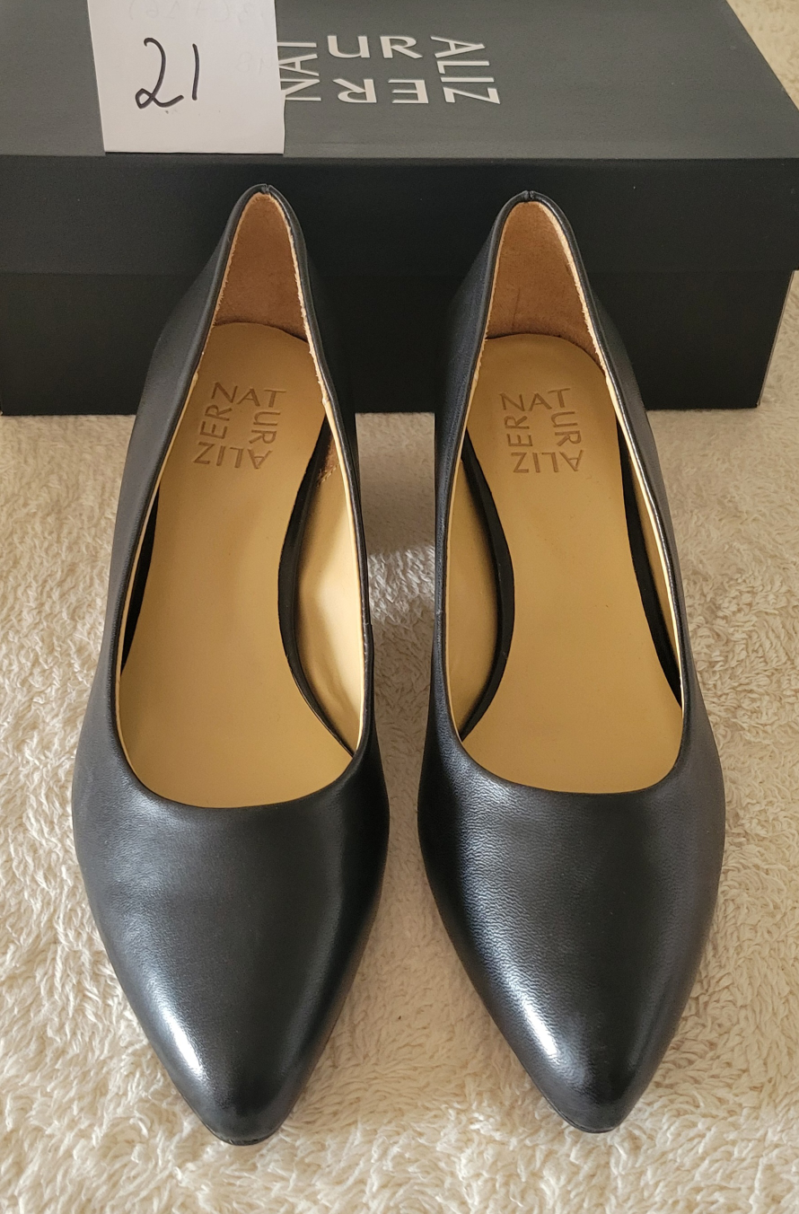 Naturalizer Women's Shoes/ Carmen, Black Leather image indicator(7)