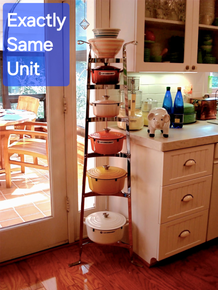 BNIB Tramontina Select Kitchen Stand, 60", Chrome, Pots/Plants 🥕 image indicator(2)