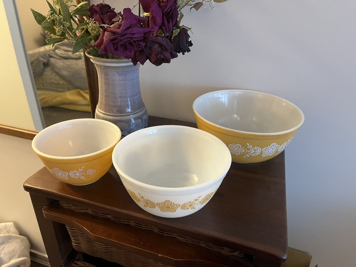 Pyrex Bowl Set 🥕 - photo 2