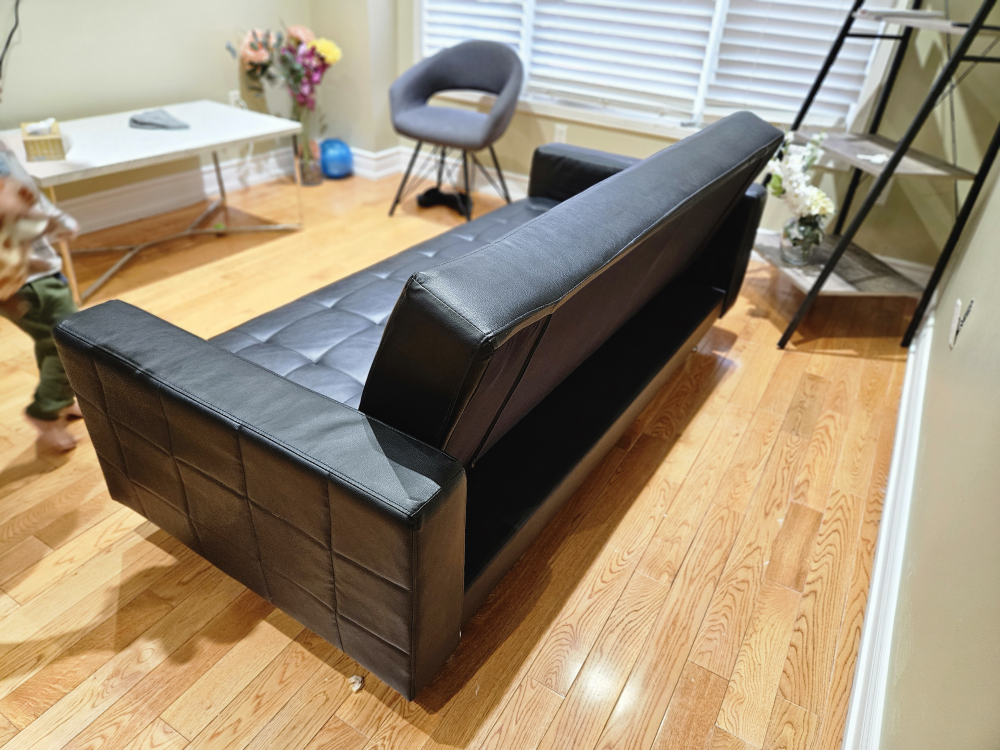 futon- faux leather - photo 5