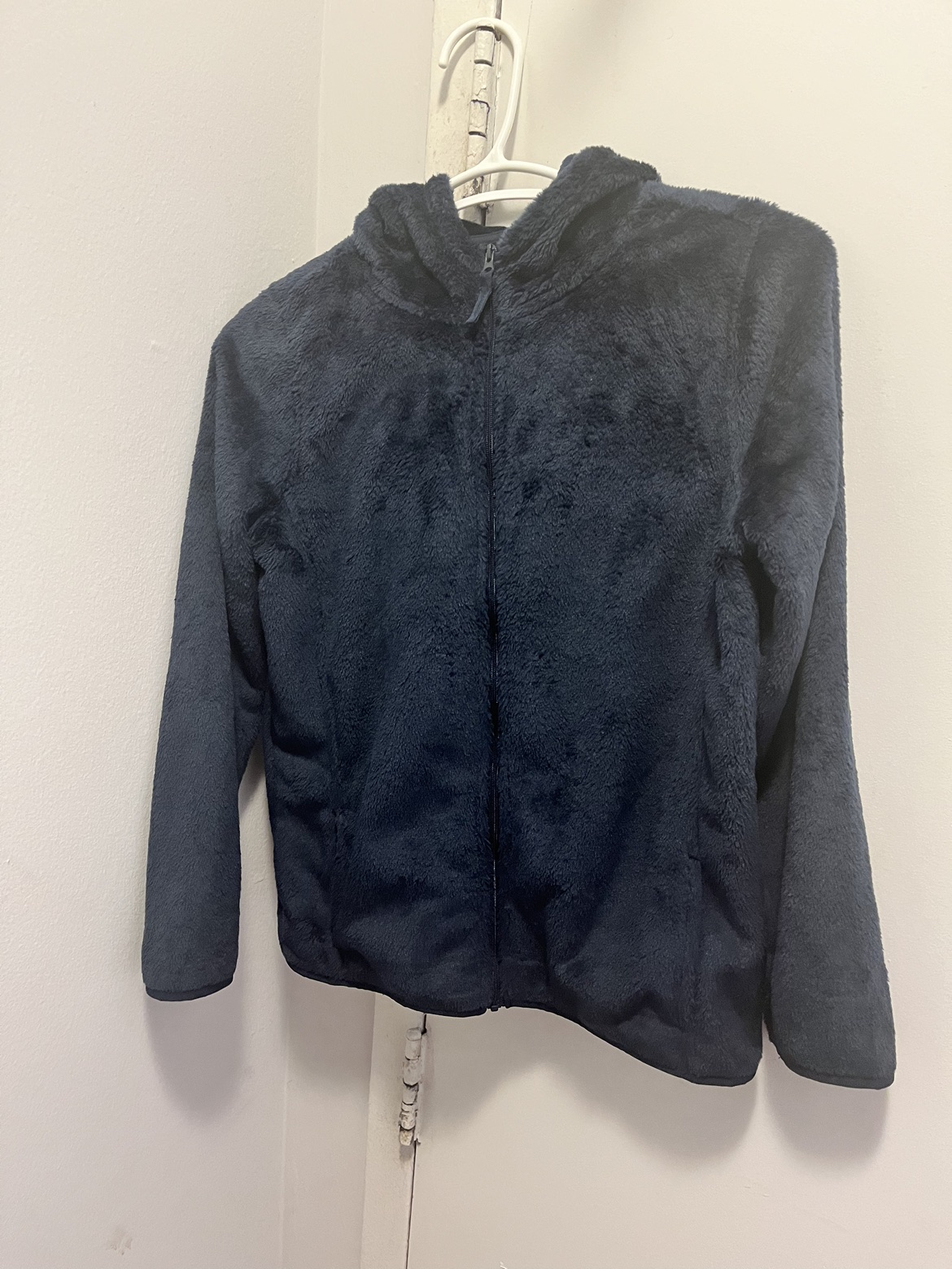 Navy blue Zip up hoodie image indicator(3)