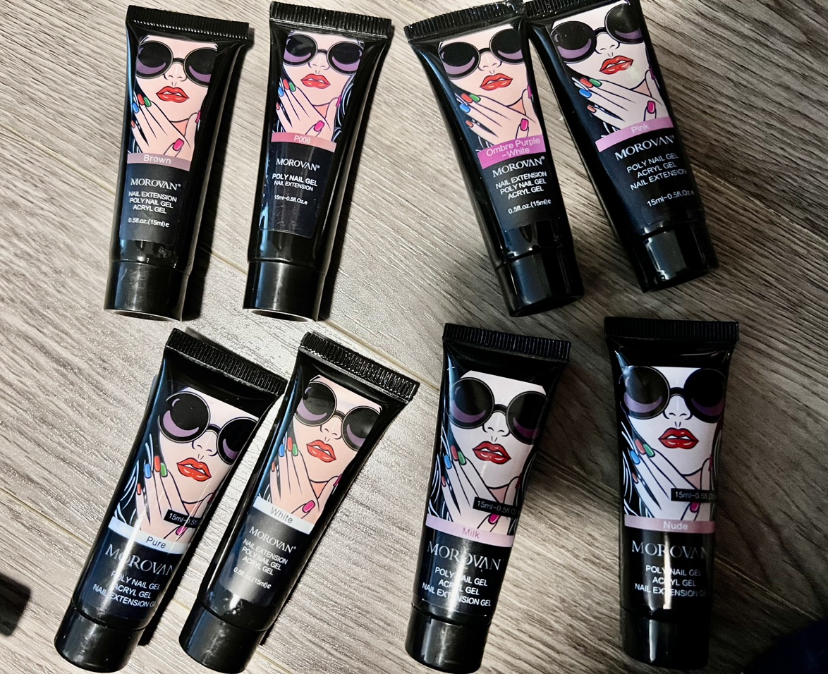 Morovan Poly Gel nail kit - photo 4