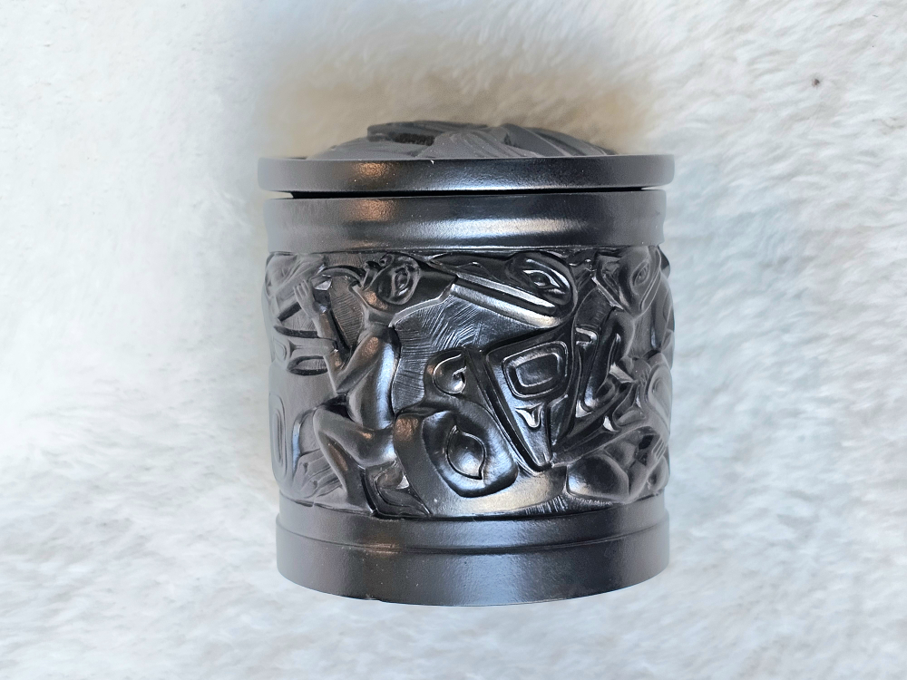 Vintage Boma Canada Haida Indigenous Design Box image indicator(4)