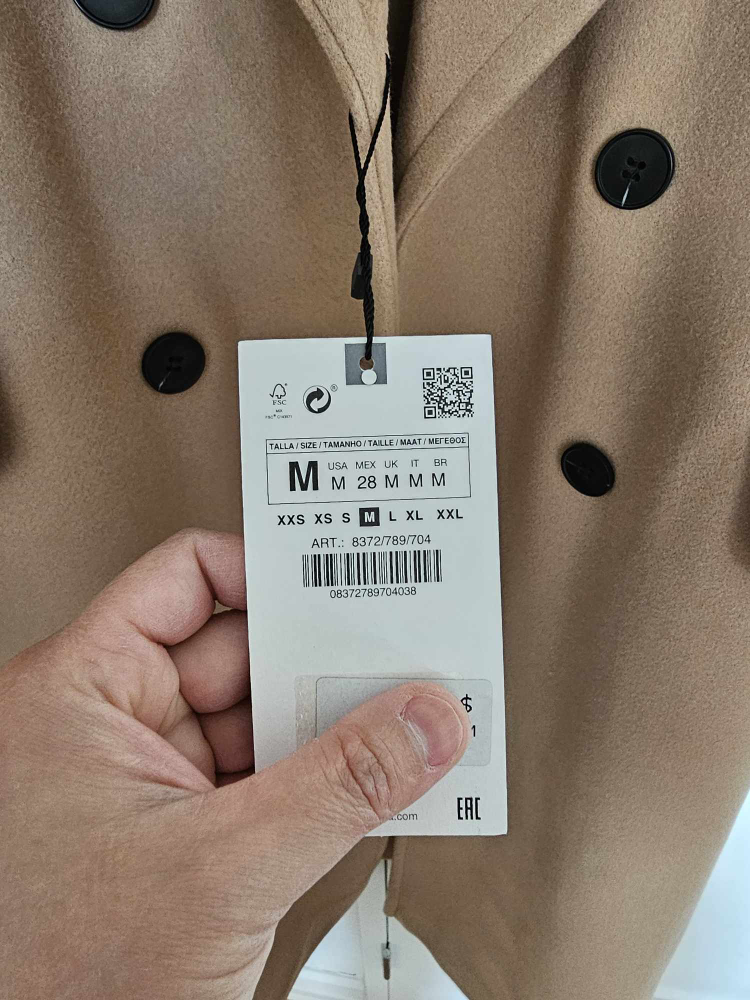 Brand New Zara Coat Medium Size - photo 2