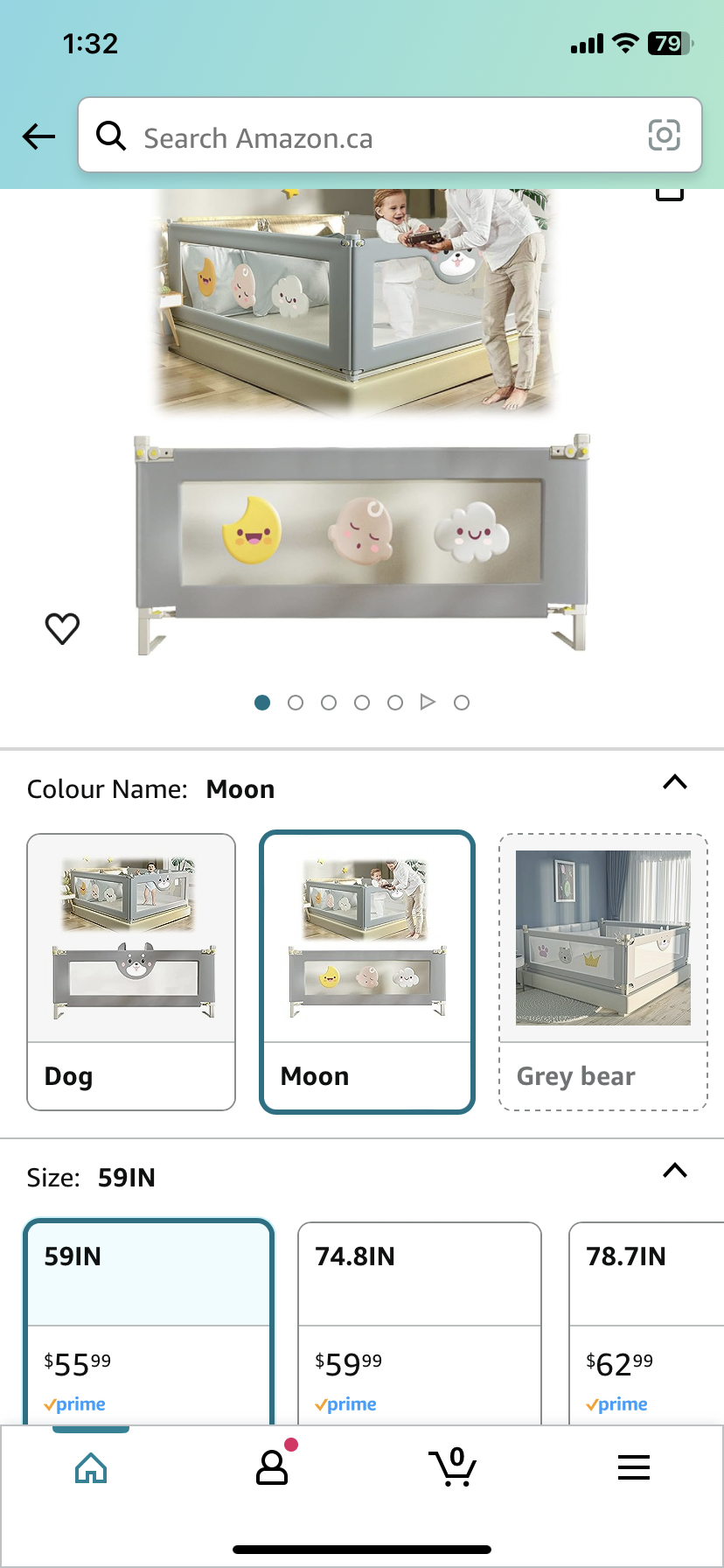 EAQ Baby Guard Bed Rails thumbnail