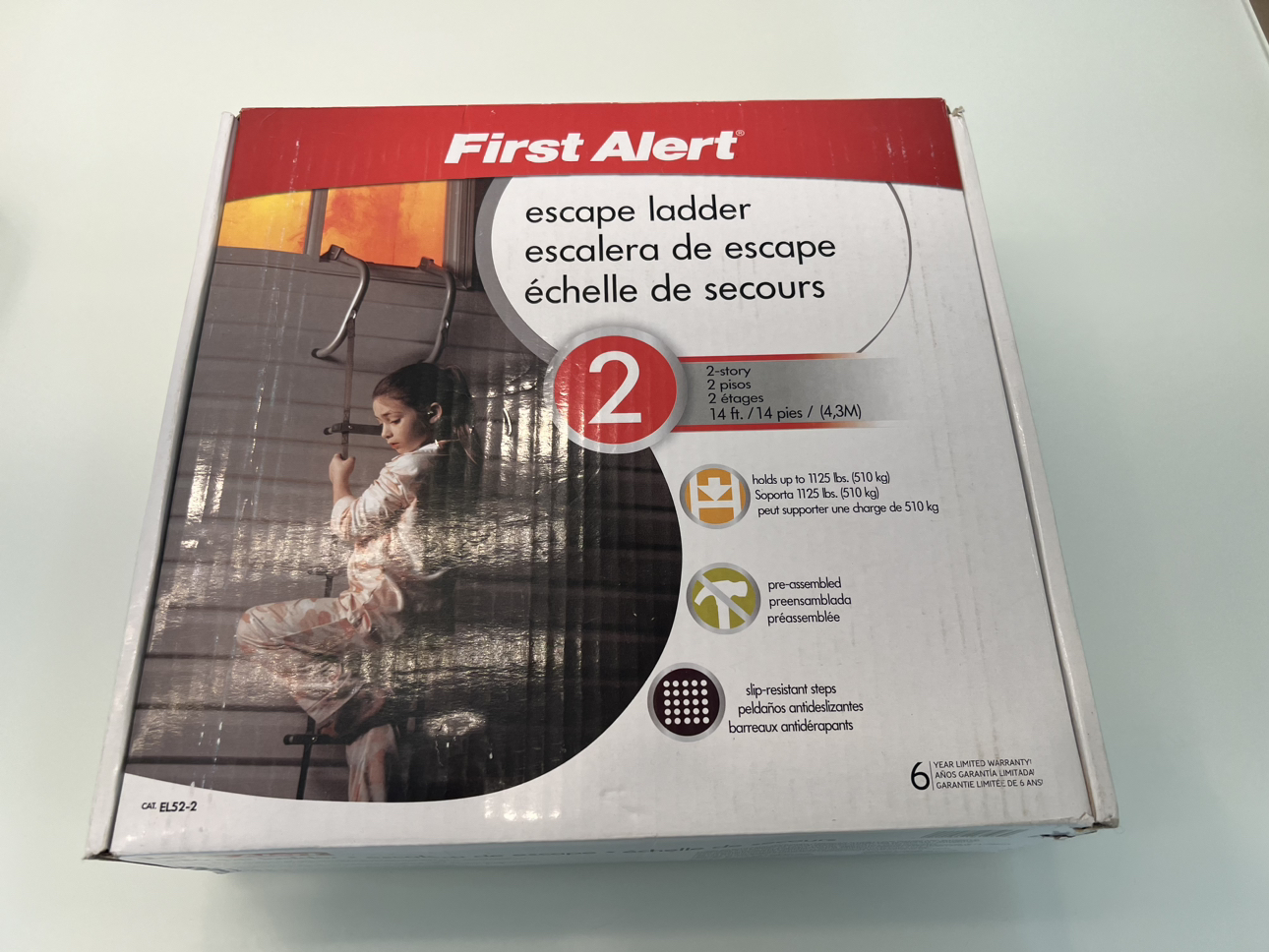 Emergency fire ladder