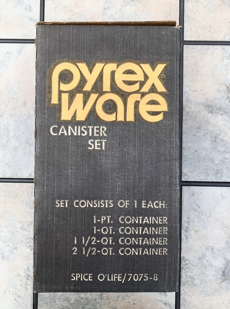 Pyrex Ware canister set, 4 piece set - photo 3