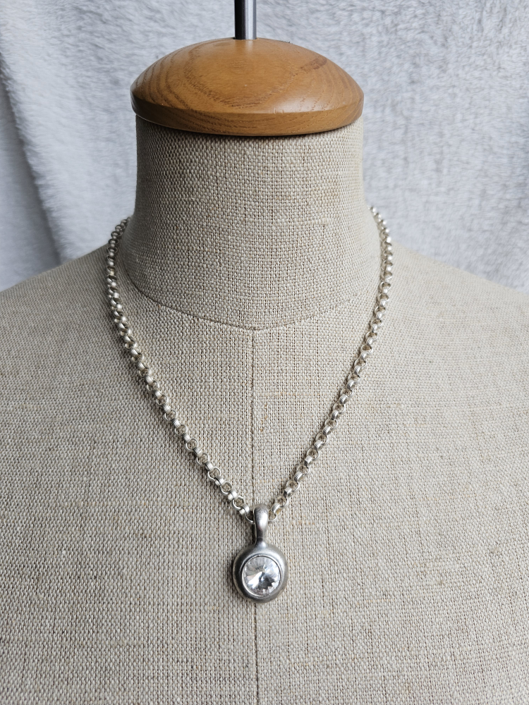 Vintage Handmade Pendant Necklace Cdn Artisan Jackie Spector image indicator(2)