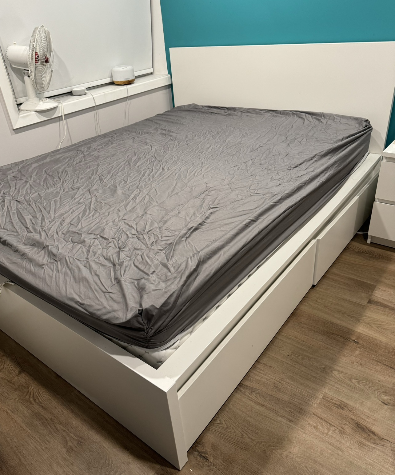 IKEA MALM BED FRAME ( with storage) - photo 4