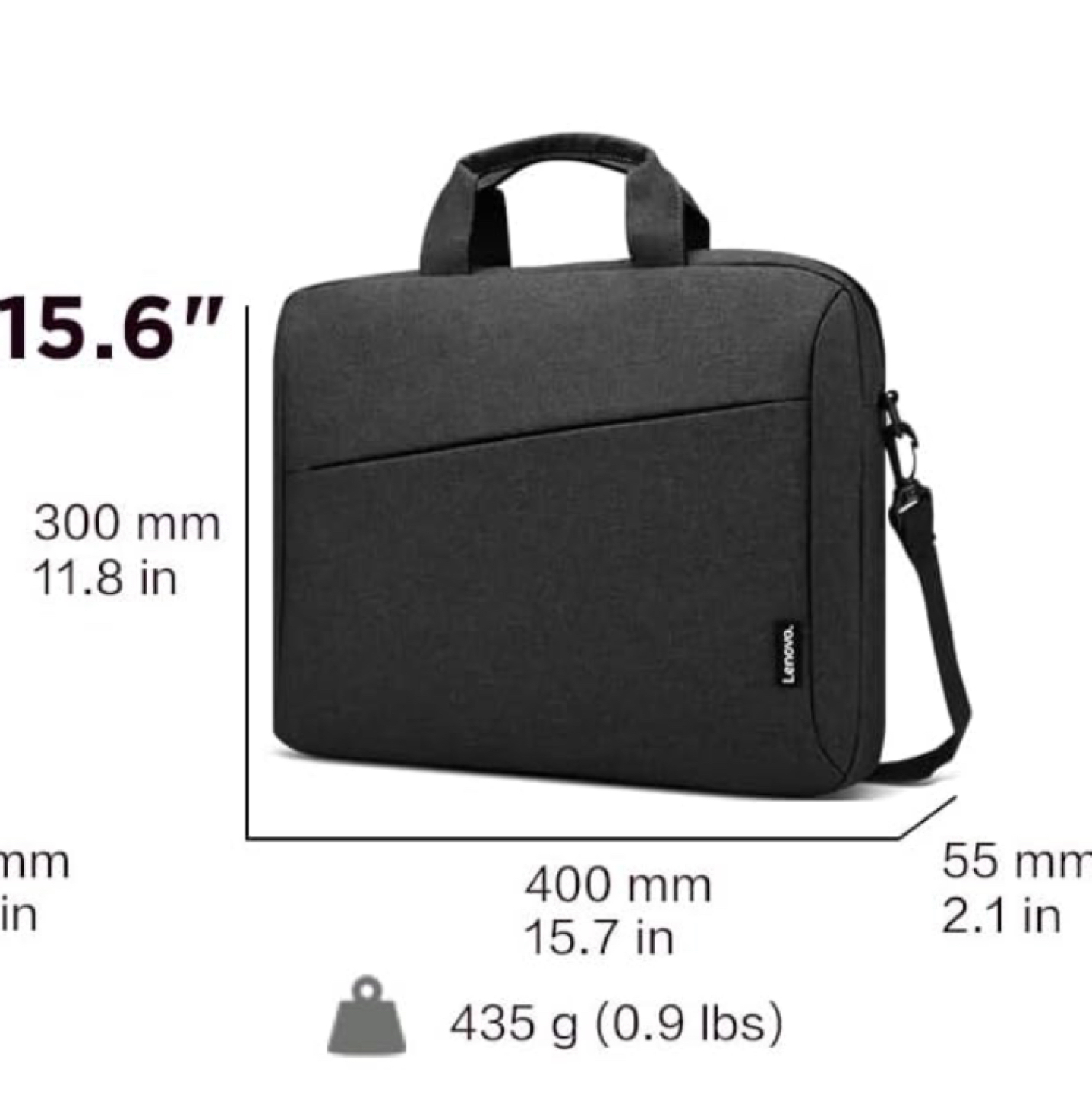 NEW Lenovo 15.6” Laptop Carrying Messenger Bag image indicator(6)