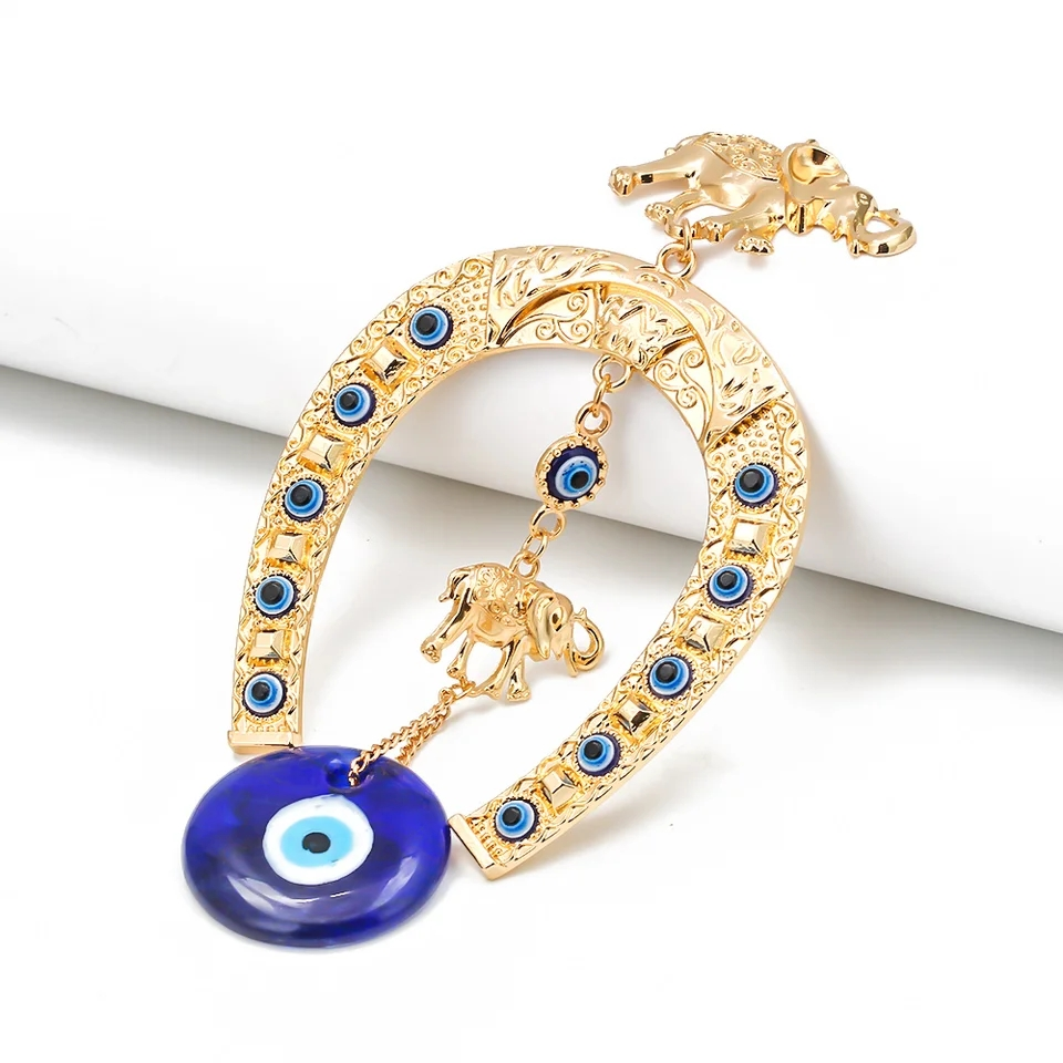 Elephant evil eye pendant - photo 5