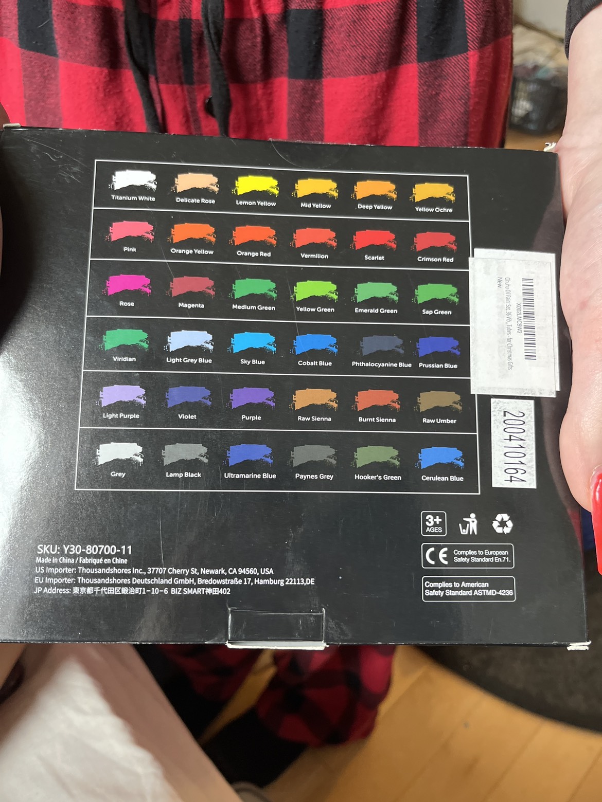 36 tubes of oil paints image indicator(2)