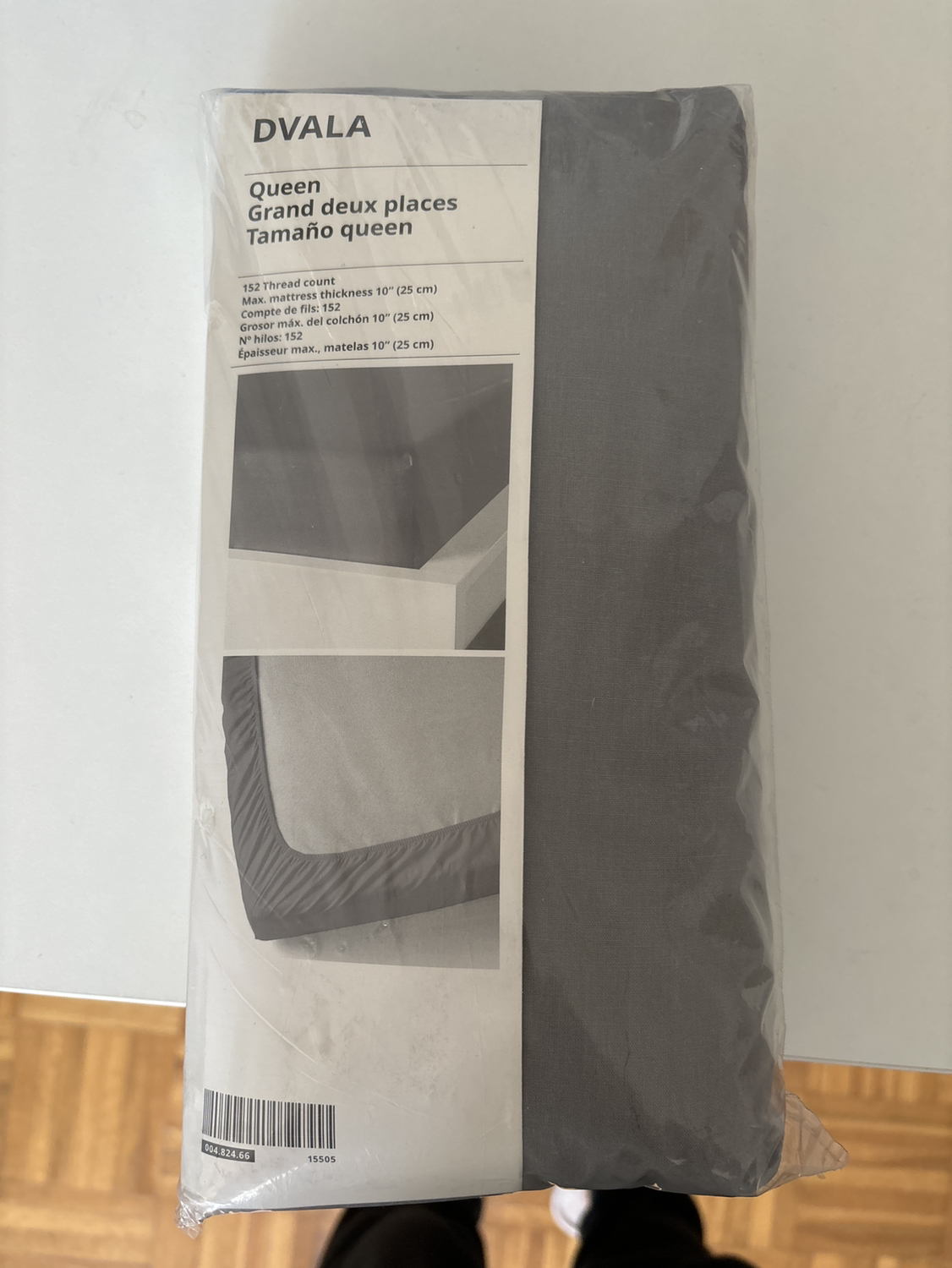 IKEA fitted mattress cover queen size