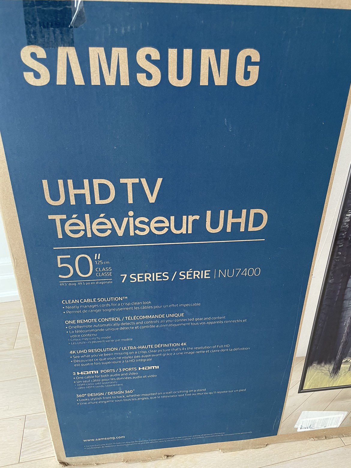 Samsung 50" (7 Series) image indicator(3)