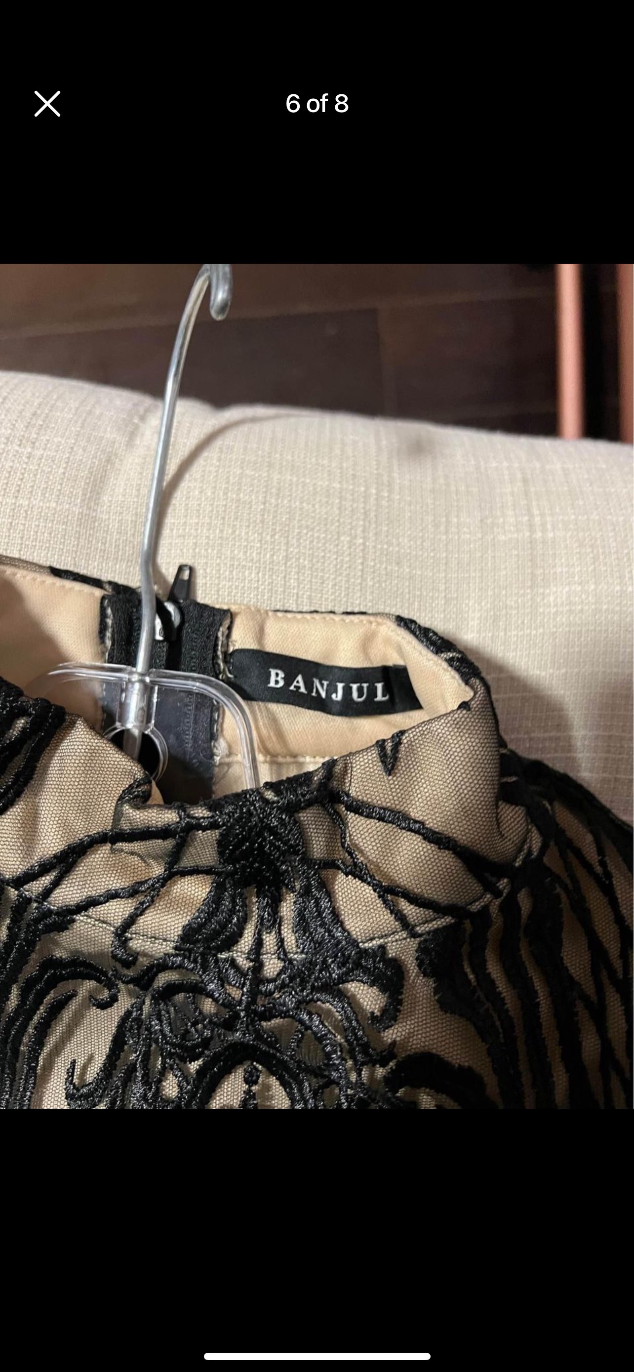 Honey black lace mini dress - cocktail dress image indicator(7)