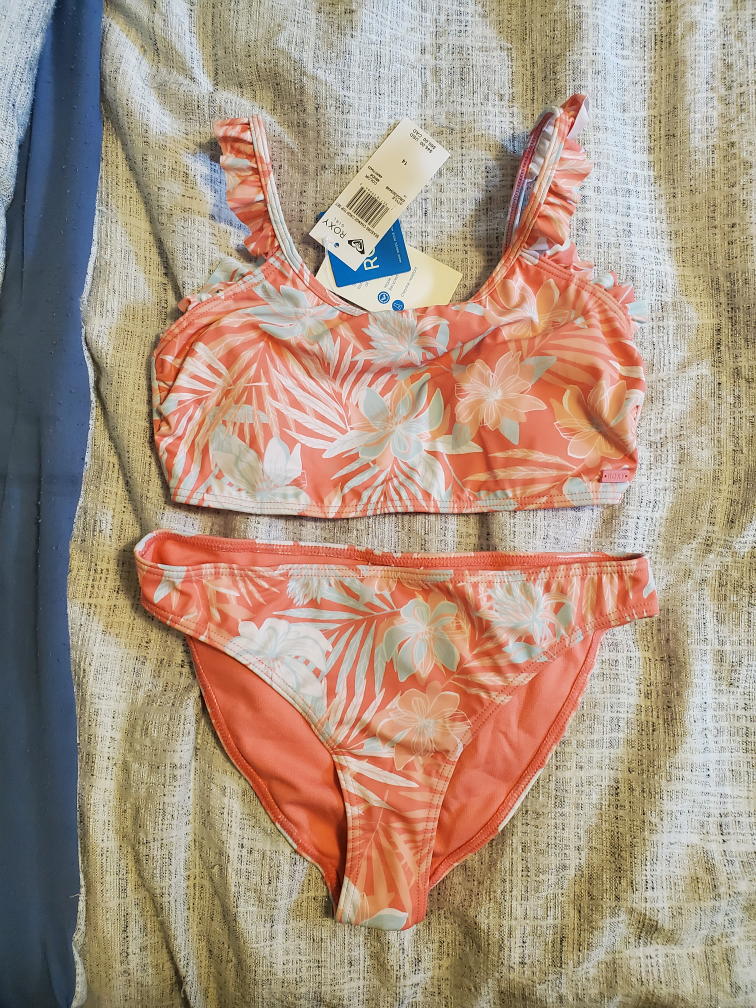 Girls 2 piece bathing suit