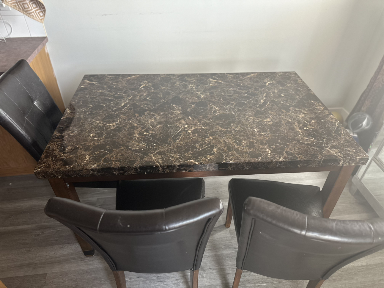 Dining table with 4 chairs