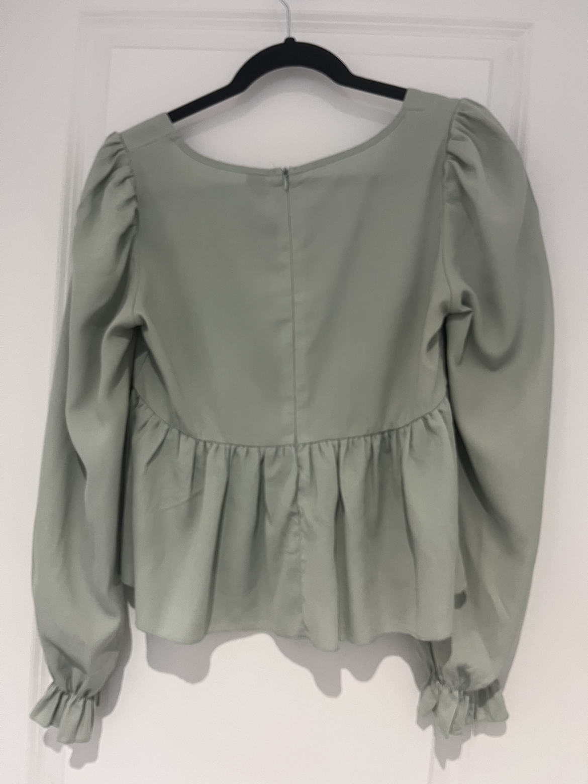 Cute Sage Green Blouse image indicator(3)
