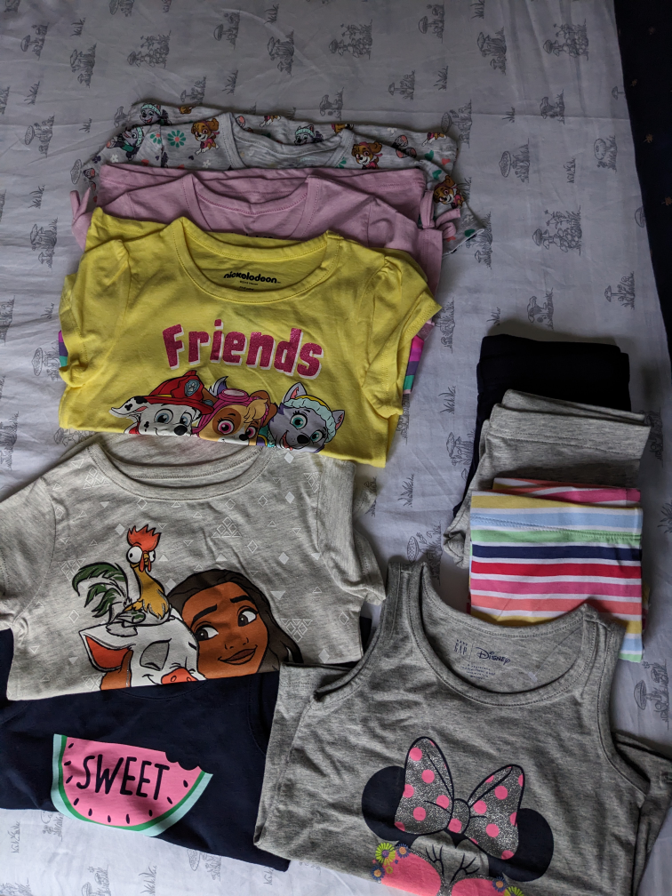 NEW Girl's Size 4/5 Clothing Bundle (Disney/Paw Patrol)