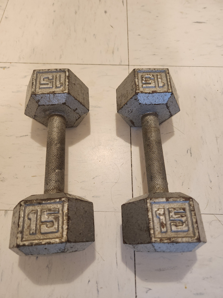 Iron HEX Dumbbells (Pair) - photo 5