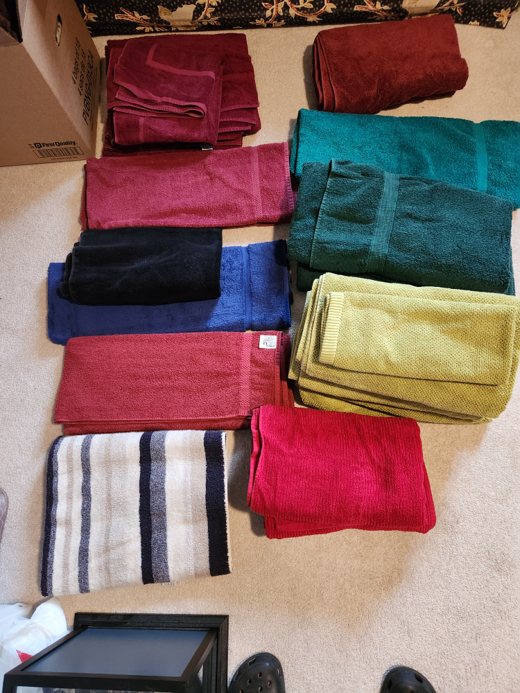 22 towels