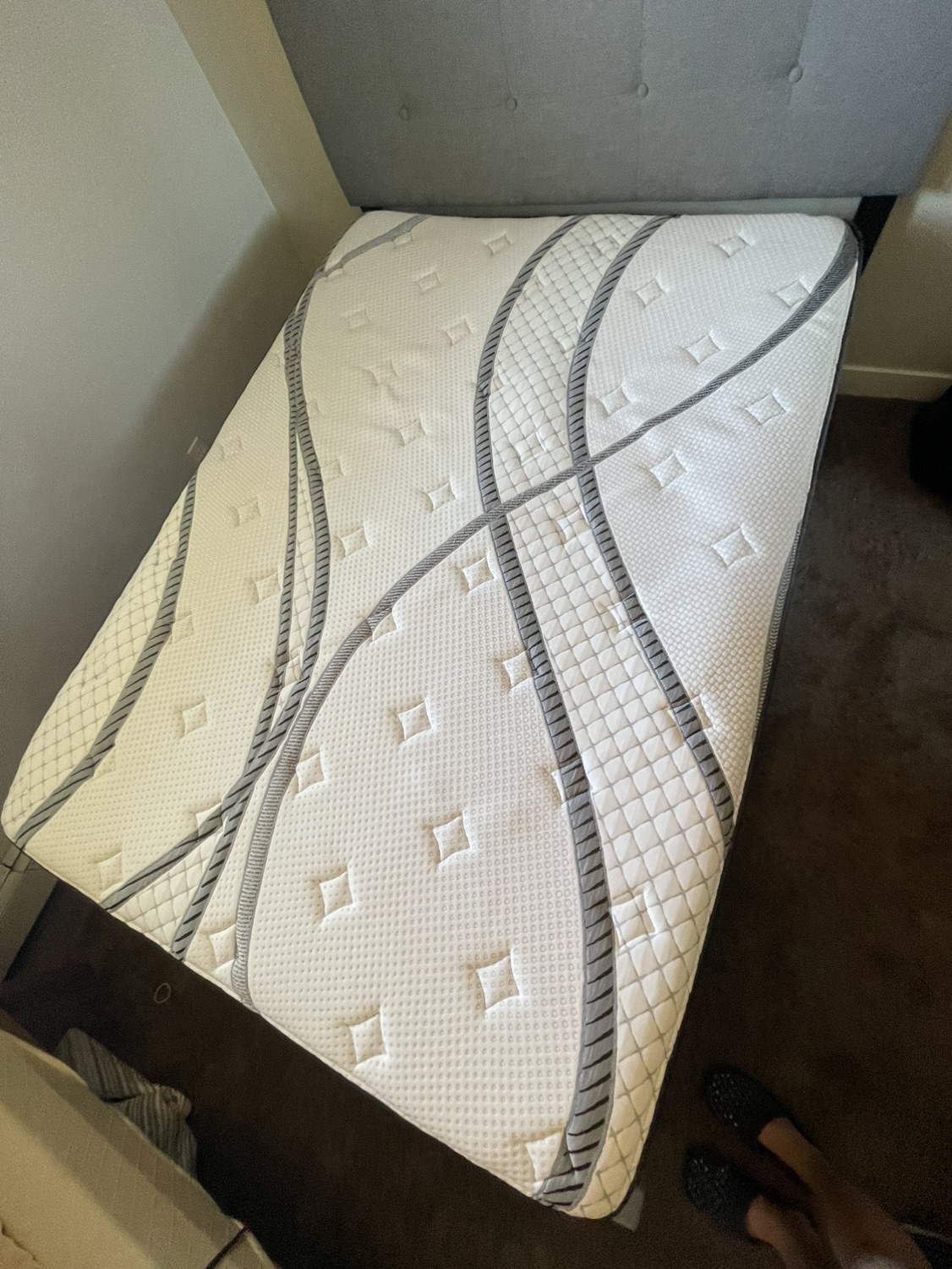 Double Bed Complete Set (Bed Frame + Springwall Mattress + Box) - photo 3
